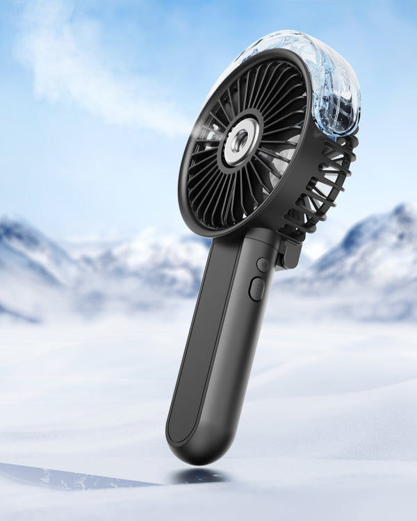 SWEETFULL Portable Misting Fan - 180° Foldable